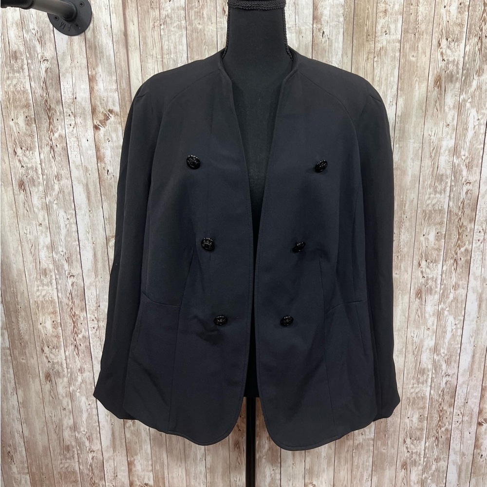 Worthington Black Blazer with Relaxed Silhouette
